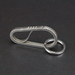 Titanium Alloy Car Key Chain Shrapnel Waist Hanging Key Chain Outdoor Pendant