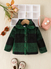 Autumn Baby Girls Fleece Furry Coat Warm Jacket