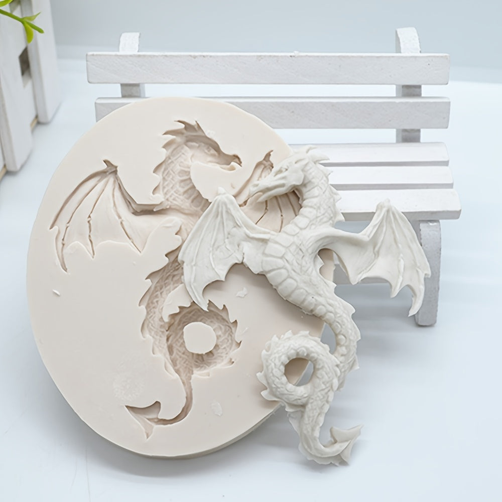 3D Dragon Silicone Resin Molds Pastry Fondant Mould
