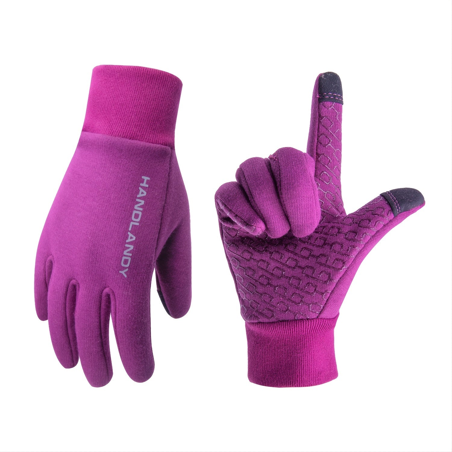 Women's Touch Screen Winter Gloves Anti Slip Thermal Running Gloves