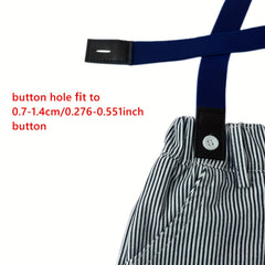 Colorful Children's Suspender Without Buckle for Boys and Girls