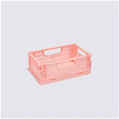 Large Capacity Foldable Desktop Plastic Storage Box Storage Basket
