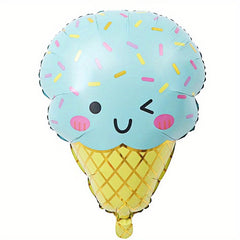 Summer Dessert Candy Ice Cream Aluminum Film Balloon