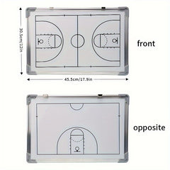 Basketball Tactical Board Aluminum Frame Magnetic Wall Mounted