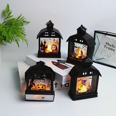 Halloween Pumpkin Lantern Decoration Candle Lamp