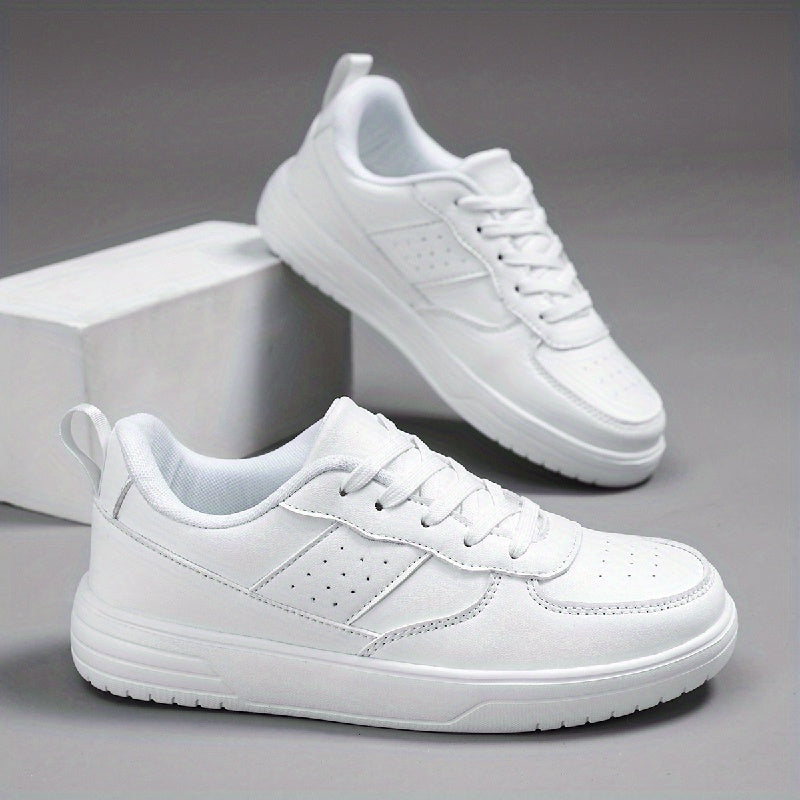 Women's Breathable Solid Sneakers Lace Up Low Minimalist Shoes