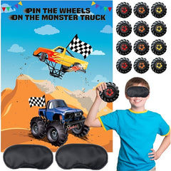 Off Road Vehicles Party Stickers - Truck Theme Party Supplies