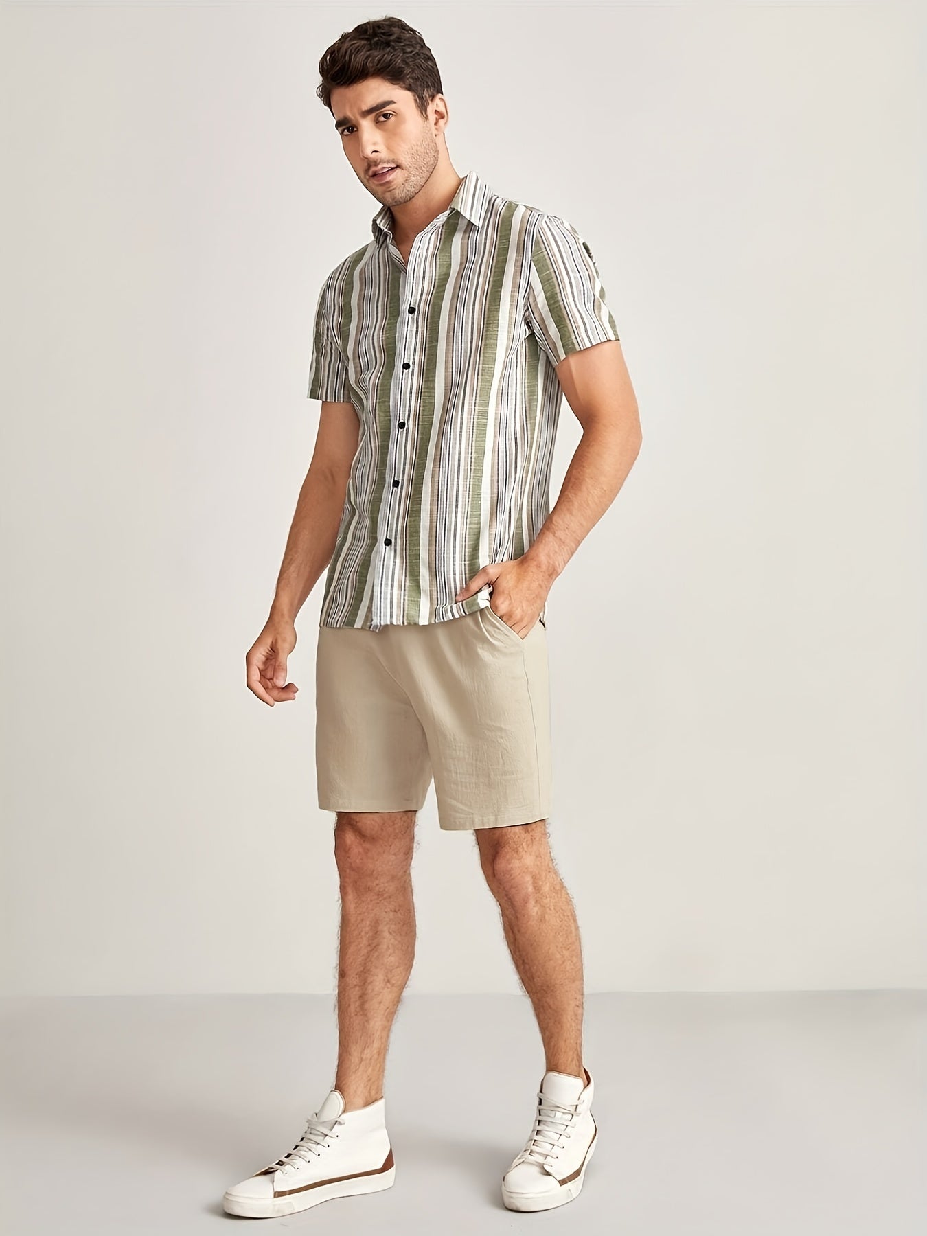 Men's Drawstring Waist Shorts for Summer