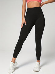 High Waist Solid Yoga Leggings Fitness Tight Pants