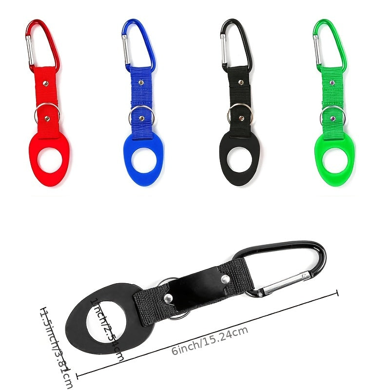 Portable Silicone Water Bottle Buckle Carabiner Backpack Buckle