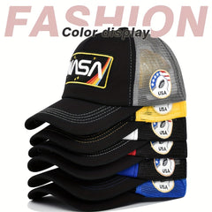 Letter Embroidered Sunscreen Hat for Outdoor Activities