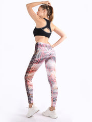 Tribal Print High Waist Leggings Stretchy Skinny Long Length Leggings