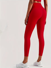 High Waist Yoga Pants Slim Fit Butt Lifting Workout Leggings