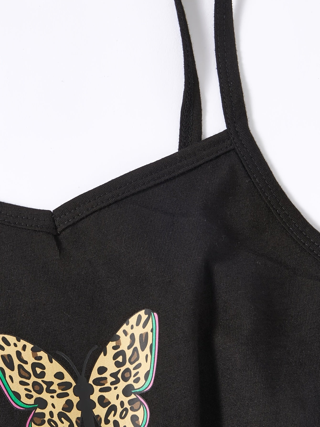 Leopard Butterfly Print Cami Jumpsuit for Summer