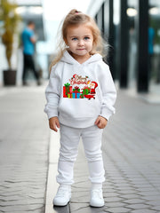2pcs Girls Hoodies Jogger Pants Set For Sports Spring Fall Christmas Gift Boys