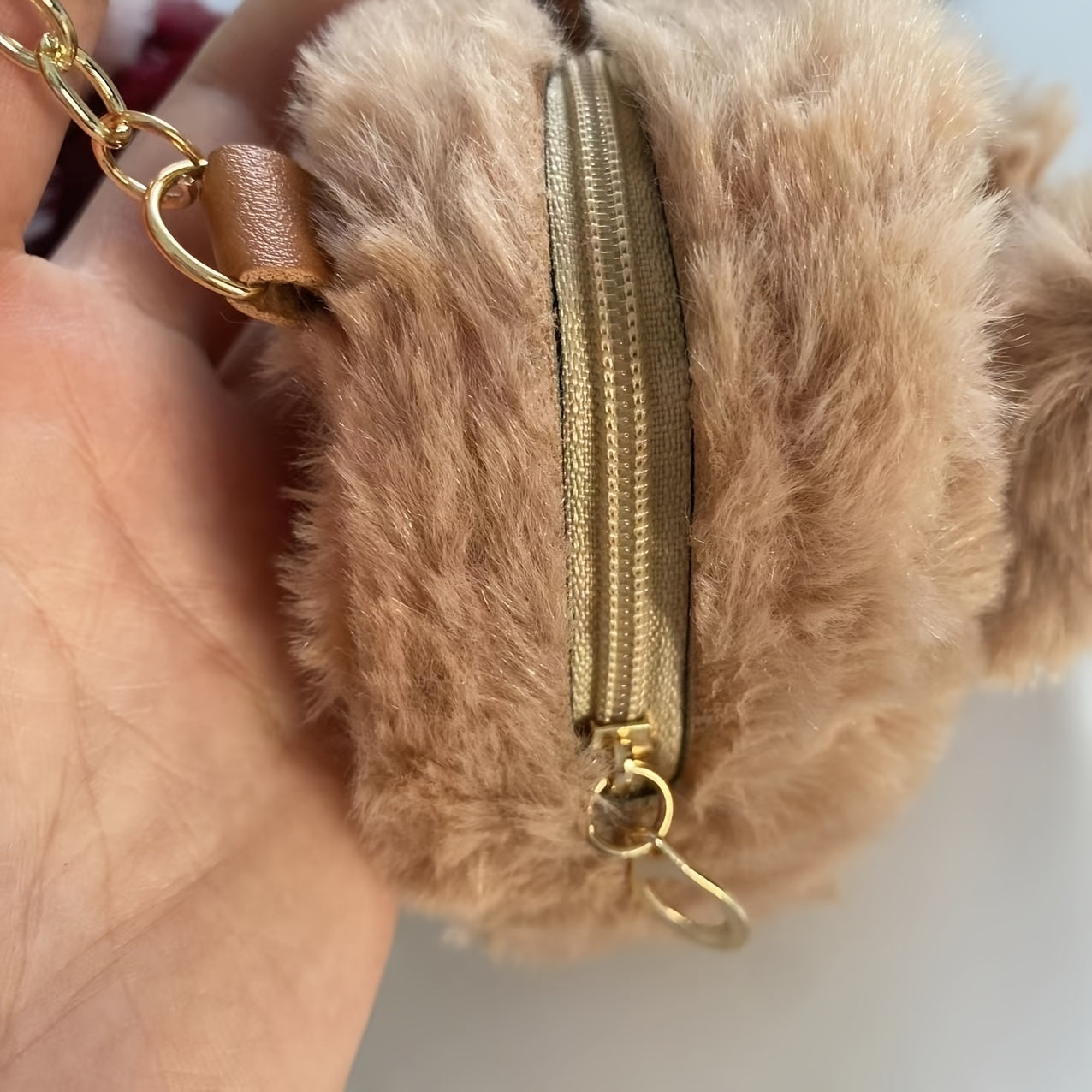Small Coin Purse with Bear Pattern for Outdoor Travel - Gift for Friends