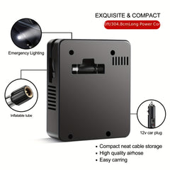 Portable Air Compressor 120PSI Tire Inflator Pump