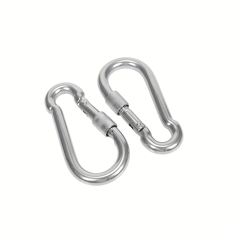 Heavy Duty Locking Carabiner Stainless Steel Snap Hooks