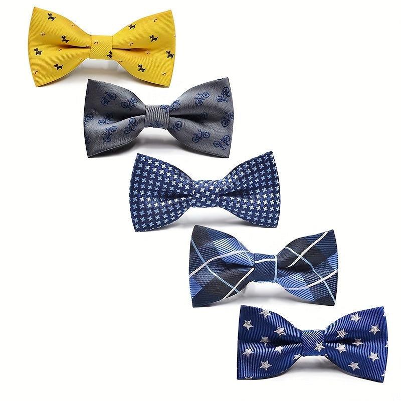 Plaid Pattern Bow Tie for Boys Kids