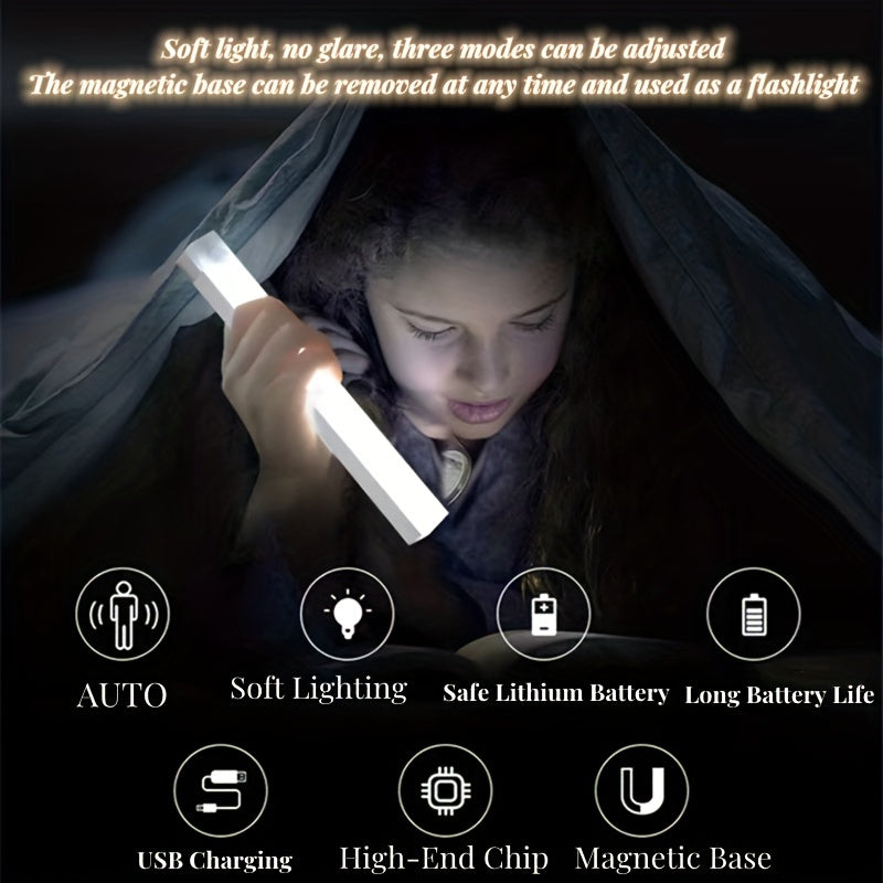 LED Motion Sensor Cabinet Light USB Rechargeable Kitchen Lights