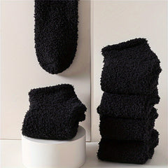 7 Pairs Fuzzy Socks Comfy Warm Floor Stockings