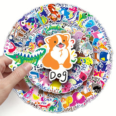 100pcs Cartoon Animal Creative Graffiti Stickers DIY Decoration