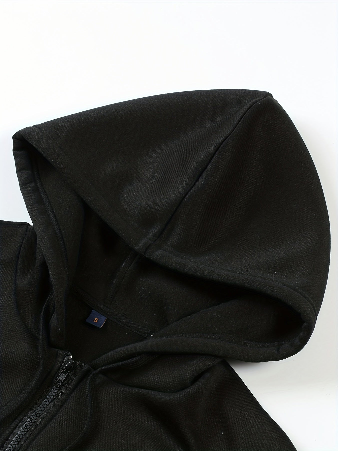 Casual Drawstring Zip Hoodie Long Sleeve Sweatshirt