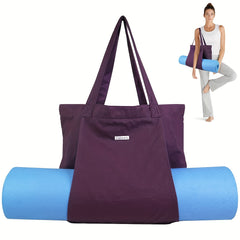 Large Capacity Yoga Mat Storage Bag Solid Handheld Sports Bag