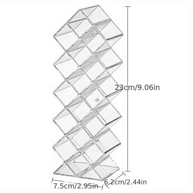 Fish Shape Lipstick Holder Organizer Clear 10 G