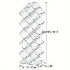 Fish Shape Lipstick Holder Organizer Clear 10 G