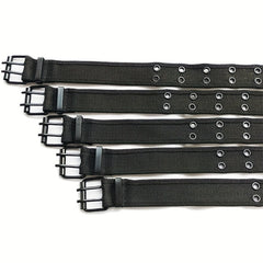 Men's Casual Sport Belt Double Row Holes