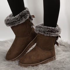 Women's Warm Snow Boots Thickened Medium Tube Comfortable Non Slip