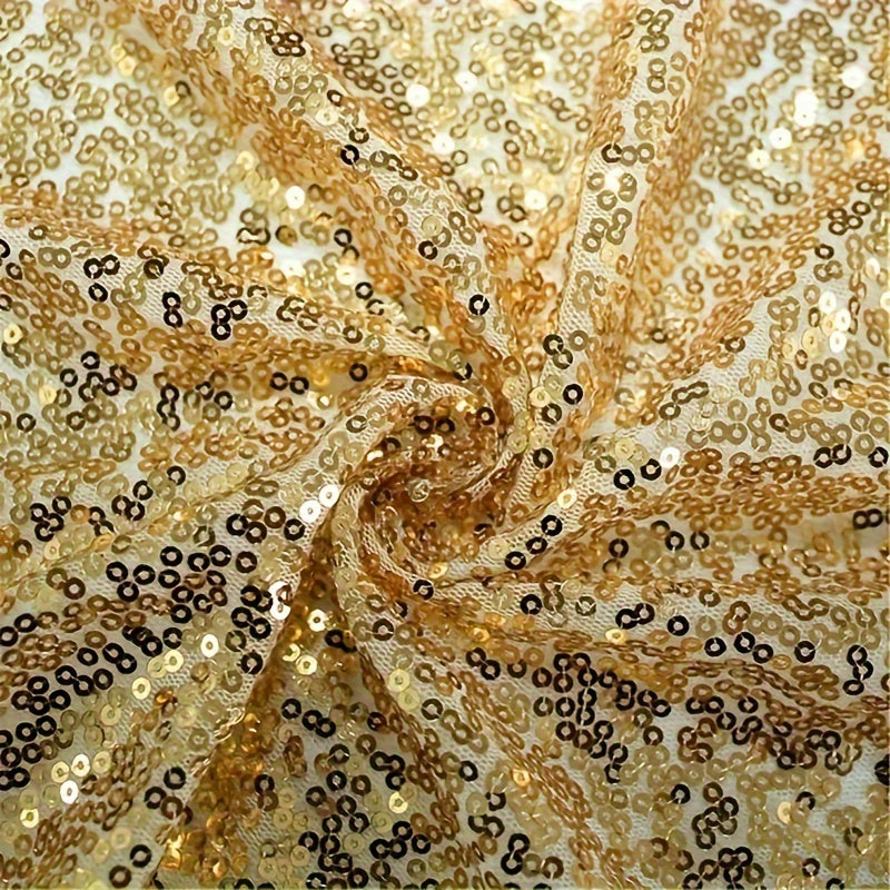 Glitter Sequin Table Cloth Rose Golden Tablecloth Wedding Birthday Party