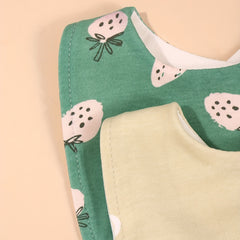 2pcs Baby Bibs Waterproof Drooling Towels U-shaped Design