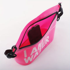 Waterproof Shoulder Bag 2.5L PVC Clip Mesh for Drifting Swimming