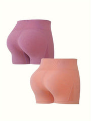 2pcs Seamless Leggings Yoga Running Shorts Women's Clothing