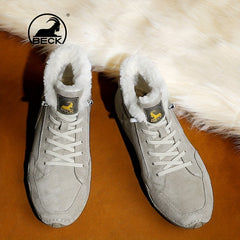 Men's Thermal Winter Shoes Boots Lace ups Casual Walking Shoes