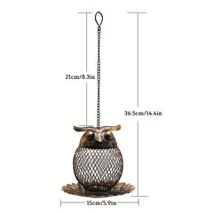 Heavy Duty Copper Mesh Frame Bird Feeder