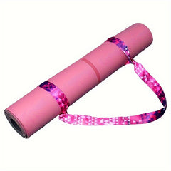 Elastic Yoga Mat Storage Strap Colorful Fitness Mat Binding Strap