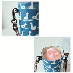 Nylon Water Bottle Storage Bag Organizer