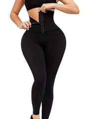 Double Breasted Tummy Control Yoga Shorts Butt Lifting Sports Shorts