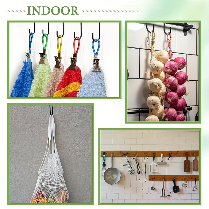 Stainless Steel Fence Hooks - Perfect for Hanging Flower Pots & Lights