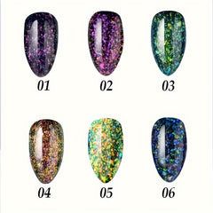 Aurora Gel Nail Polish Top Coat Hybrid Gel Varnish