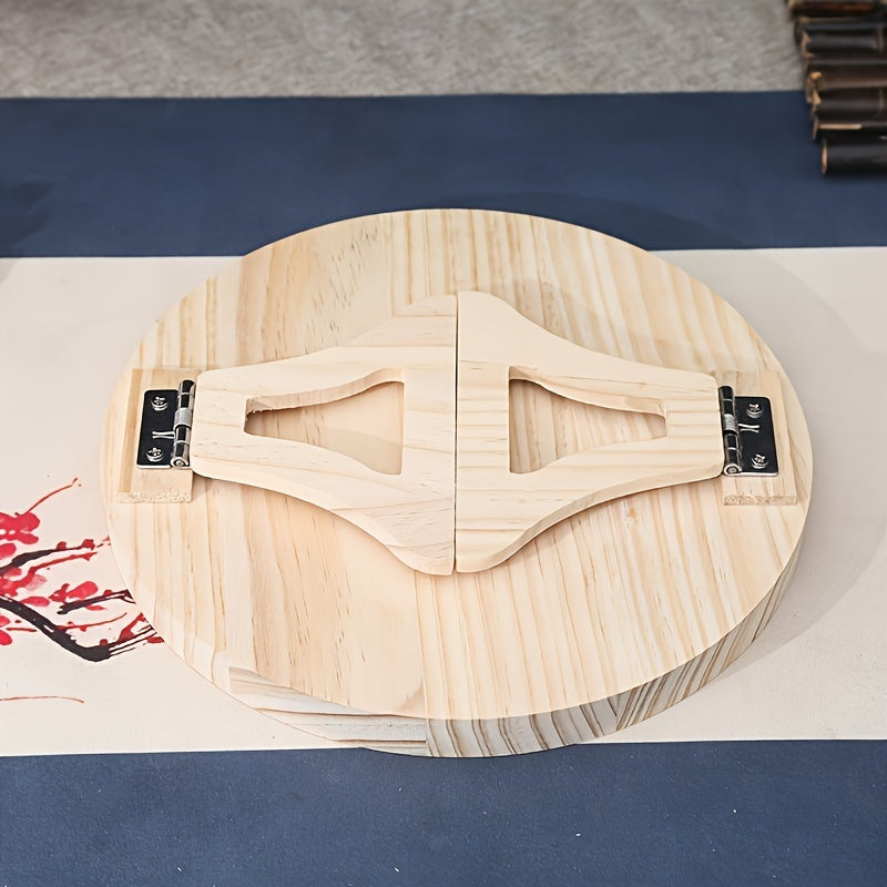 Bamboo Sofa Armrest Clip On Tray Table