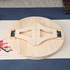 Bamboo Sofa Armrest Clip On Tray Table