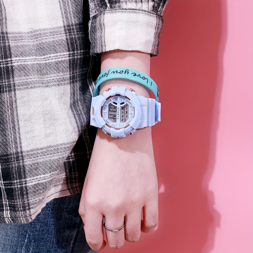 Waterproof Kids' Sports Watch Luminous Display