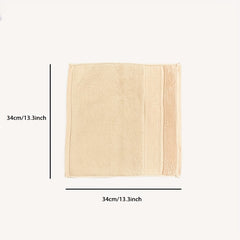 4pcs Soft Cotton Face Cloths Highly Absorbent Towels 33x33cm