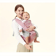 Baby Carrier With Hip Seat Waist Stool Infant Carrier Pink