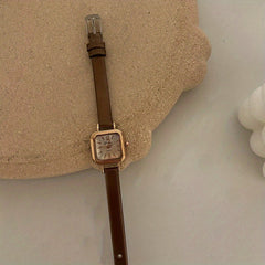 Square Wrist Watch with Thin Strap, Gift for Kids