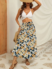 Tribal Print High Waist Maxi Skirt for Women